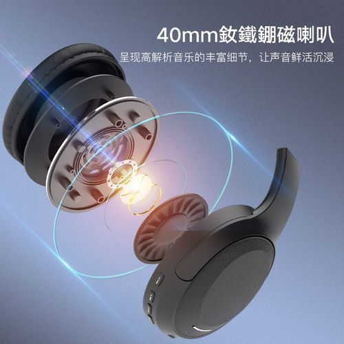 2024新款头戴式蓝牙耳机超长续航音质好高颜值大耳罩无线游戏耳机