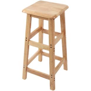 实木凳子方凳餐桌板凳商用办公工厂餐馆家用现代简约吧台高脚椅