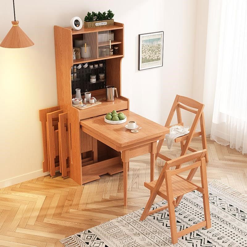 2023日式多功能折叠餐桌餐边柜一体小户型家用吧台伸缩岛台靠墙饭,住宅家具,板木餐桌,淘宝优惠券,粉丝福利购,淘宝优惠卷