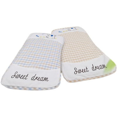 速发蒙稷苎麻棉儿童枕头 0-1-2岁(红黍子米)小孩宝宝枕头睡头婴