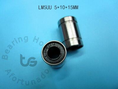 LM5UU  5x10x15(lmm) 10pieces bearing LM5UU 5mm 5x10x15 mm Li