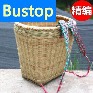湖南贵州四川背篼云南p竹编制品买菜采茶叶手工竹背篓竹编农用大