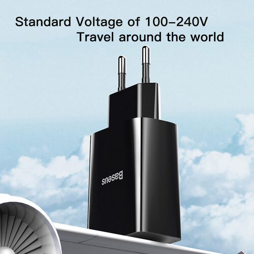 Dual USB Charger EU Plug 2.1A Max  Charging Portable Pho