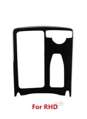 Black Center Console Gear Shift Water Cup Frame Decoration C