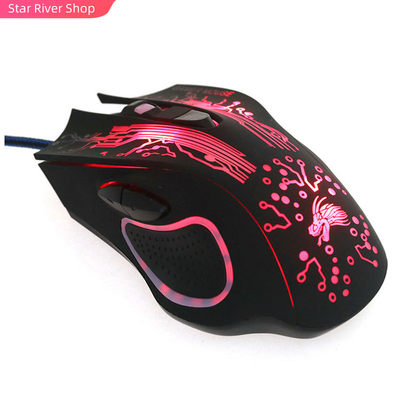 速发Wired Computer Mouse Gaming Mouse USB 4000DPI 6 Buttons