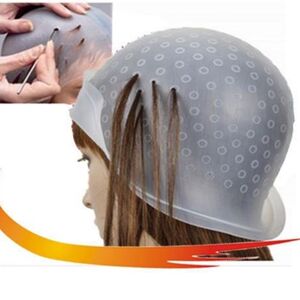 Highlight Cap Hair-Styling-Tools Professional Silicone Reusa