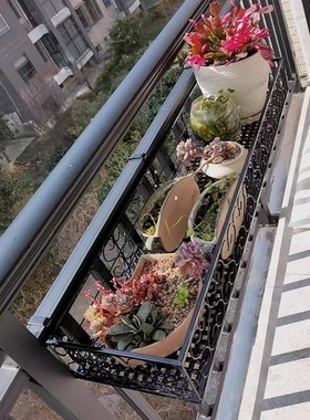 室外窗户挂筐阳台置物架高层窗外网格挂篮外面花架盗网挂钩架子