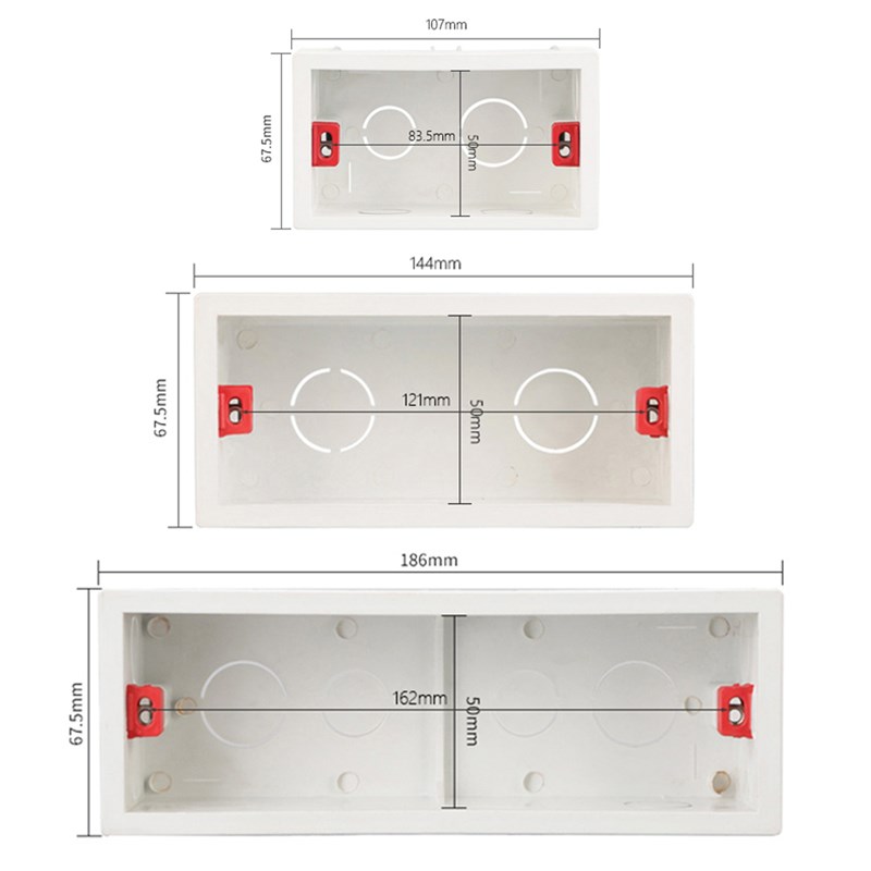 S A Standard Mounting Box Internal Cassette Junction Wiring