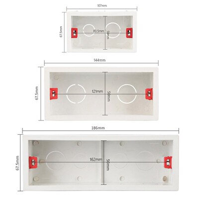 S A Standard Mounting Box Internal Cassette Junction Wiring