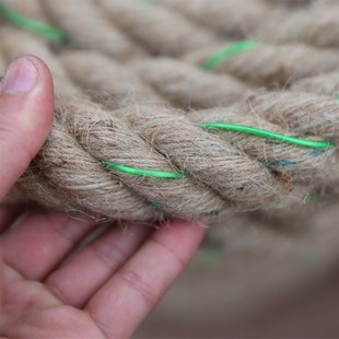 拔河比赛专用绳不伤手棉绳成人儿童幼儿园亲子活动拔河绳子粗麻绳