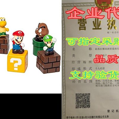 速发10 Pcs Mario Cake Topper Mario Action Figures,Mini Supe