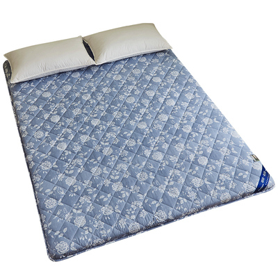 现货日式透气竹炭加厚榻榻米床垫软垫1.5m地铺睡垫折叠懒人床褥子