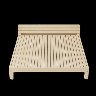 实木床加长加宽排骨架大床2米×2米2松木床三人床四人床家用床架