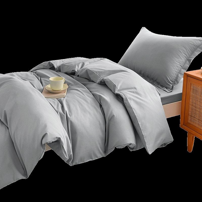 1米2床1米35单人床单床笠式被套3三件套1.5米1.8米四件套纯棉全棉