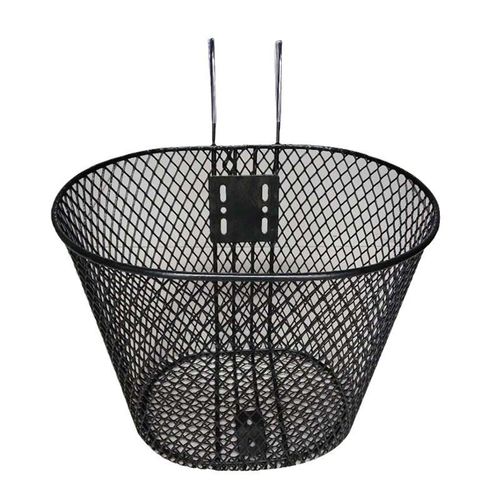 盖自行车车筐金属挂折叠车电动车篮子车篓带通用菜篮子山地车前筐