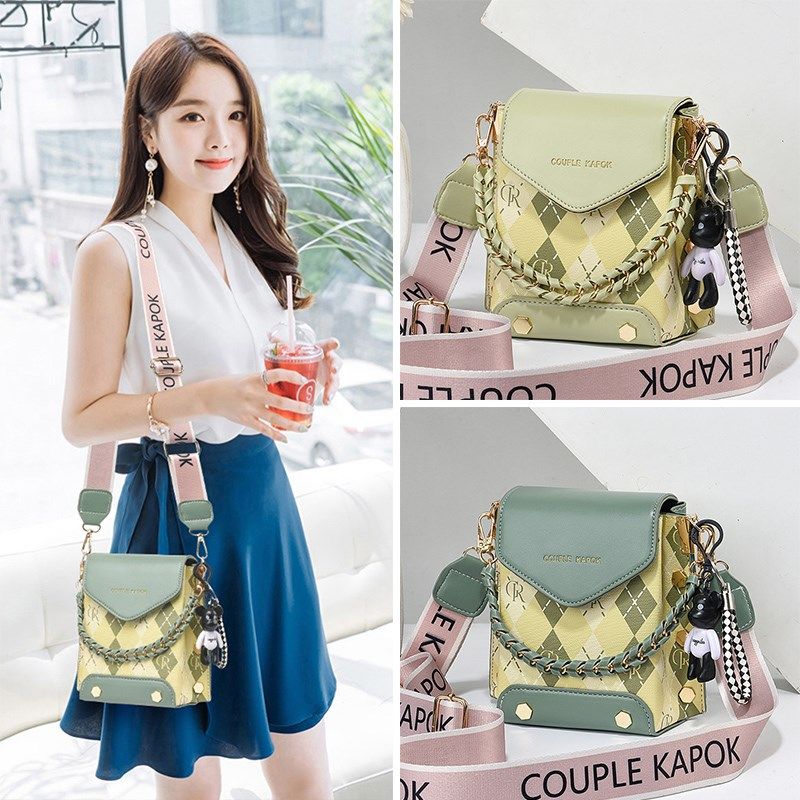 清新可爱女包2025夏季新款手机小包包时尚单肩斜挎包百搭零钱包潮