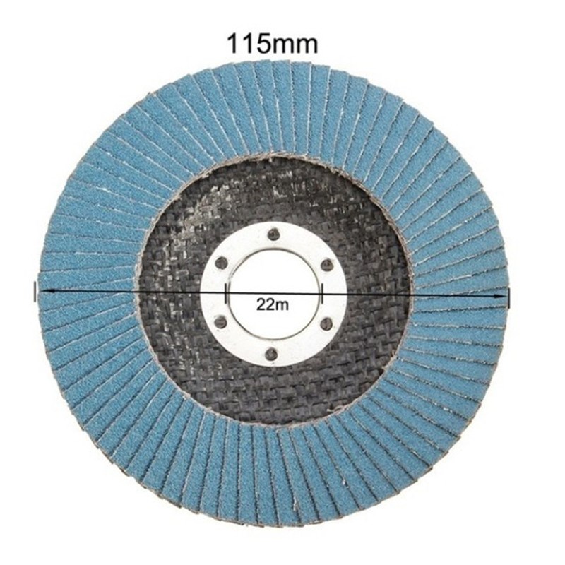 5pcs/10pcs Quality Flap Discs 115mm 4.5 Sanding Discs 40/60/
