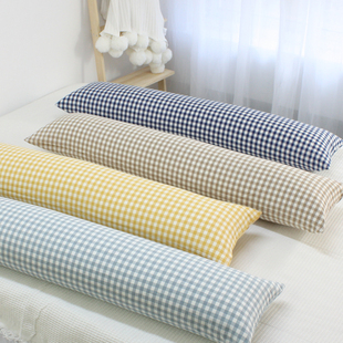 全棉水洗棉长条枕可拆洗安抚枕男女单双人长方形枕孕妇长条枕头