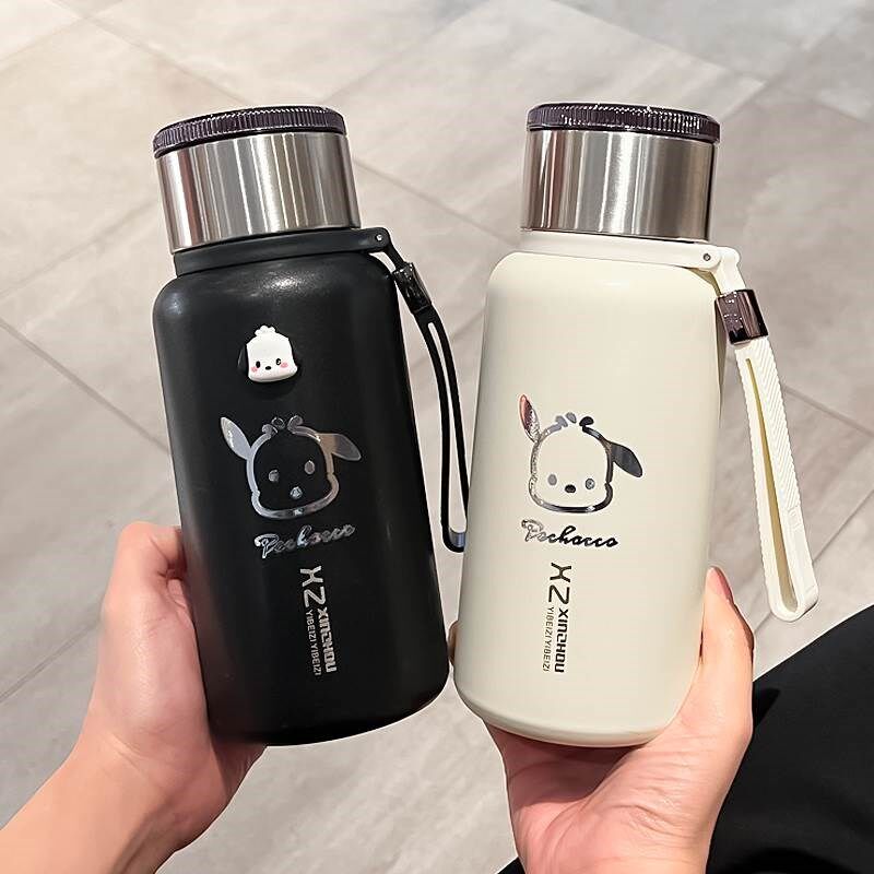 保温杯女生高颜值l大容量茶水分离水杯便携简约高级感男生泡茶杯