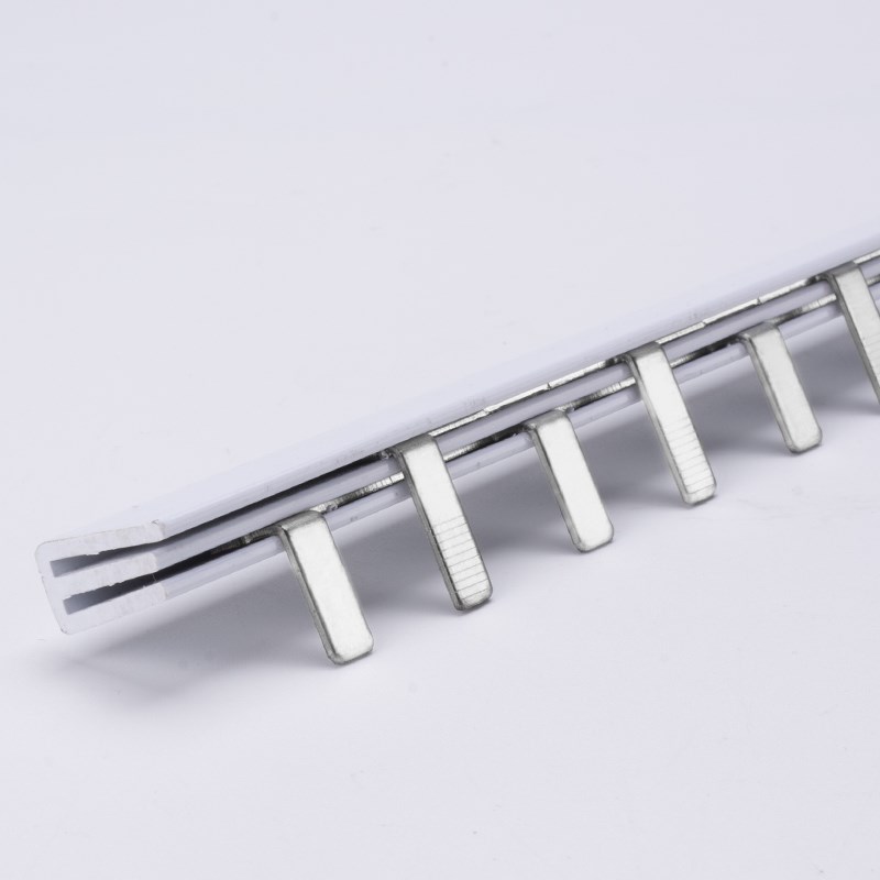 c45空气开关2P紫铜汇流排32A 40A 63A导轨漏电断路器接线汇流铜排