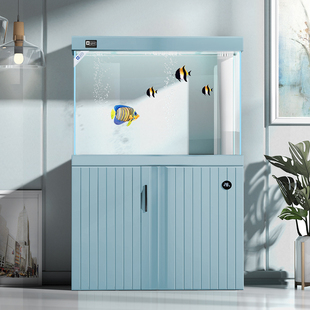 大中小型鱼缸水族箱生态免换水底滤鱼缸客厅家用高清玻璃金龙鱼缸