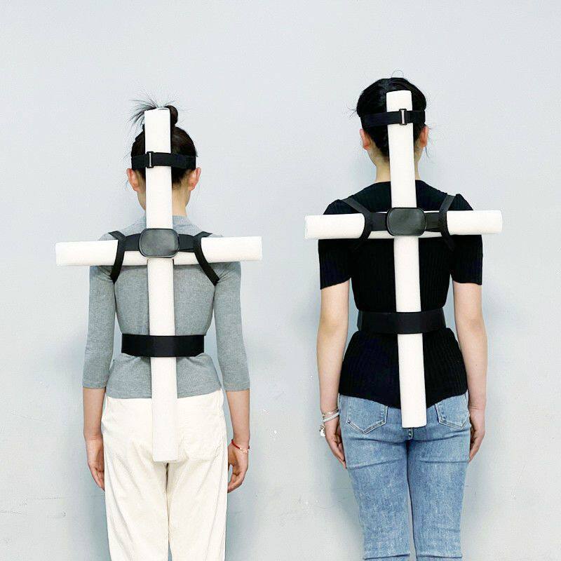 速发直腰神器背驼娇正棍治疗驼背神器男女弓背肩膀内扣矫正器后背