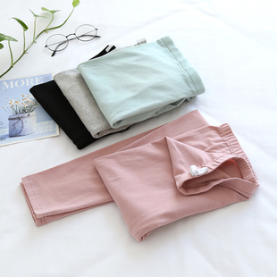 孕妇秋裤纯棉睡裤怀孕期可调节冬季内穿打底衬裤春秋单穿月子裤