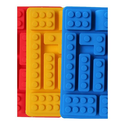 1 Piece Silicone Lego Building Blocks Robot 3D DIY Mold Choc