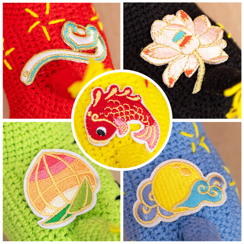 胖小森手作五虎玩偶打发时间手工钩针diy编织材料包毛线团牛奶棉