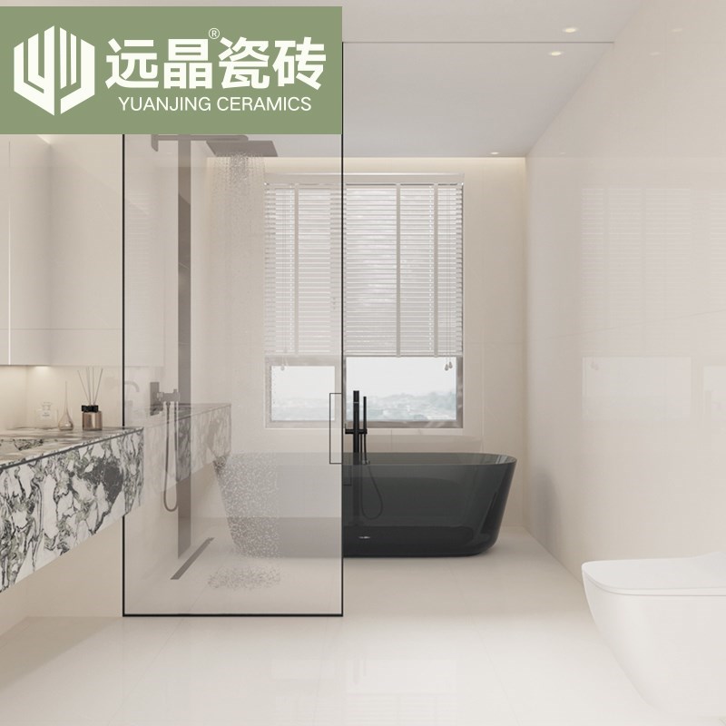 远晶 600x1200客厅地砖厨卫B墙砖防滑耐磨奶油亮光通体大理石瓷砖