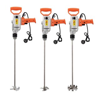 200升铁桶手持式电动搅拌机 吨桶油漆涂料手钻搅拌器腻子粉分散机