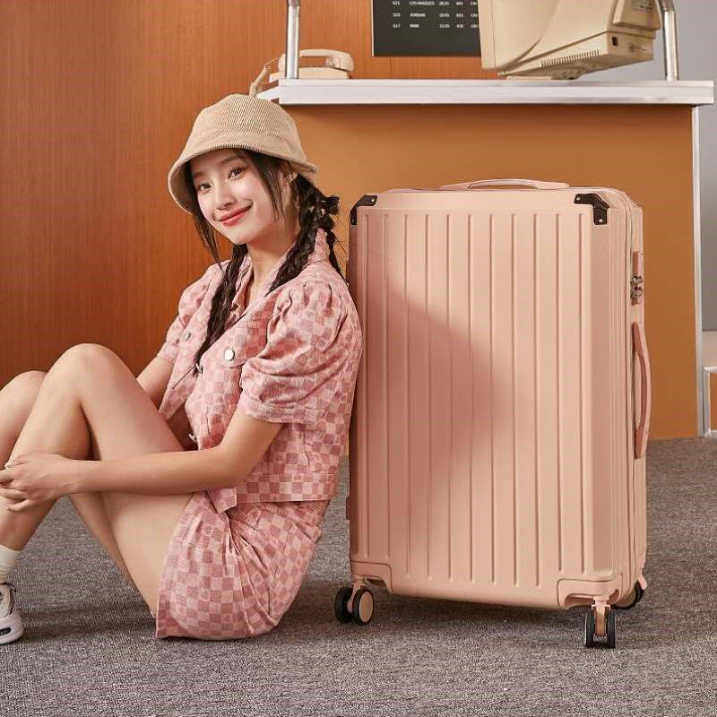 旅行寸女拉杆箱学生拉杆箱大容量结实箱子皮箱男潮行李箱耐用密码