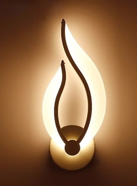 LED Light Modern Wall Lamp Acrylic Sconce 10W AC90-260V Flam