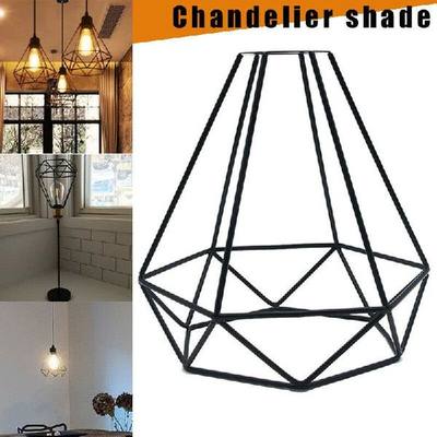 极速Retro Industrial Pendant Light Nordic Black Metal Cage