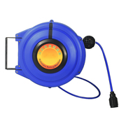 气管收卷器气鼓自动伸缩卷管器双层夹纱管轮座汽V修悬挂式 排管器