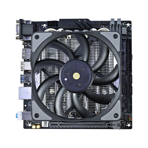 尔英散热器itx下压式六铜管风冷cpu台式机电脑主板1700规格静音