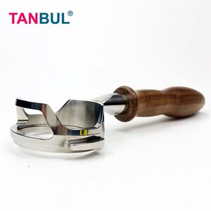 TANBUL喵喵咖啡机配件改装镂v空无底手柄58mm通用LELIT/ECM/火箭