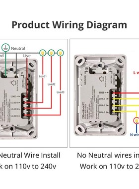 Tuya Zigbee 3.0 Push Light Switch SmartThings Smart Life Con