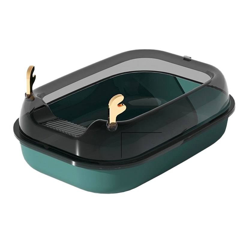 猫砂盆超大号半封闭特大号猫沙盆子便盆小号幼猫S厕所全开放式屎