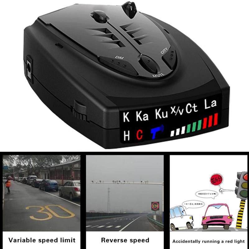 极速12V Car Detector STR 525 Car Radar Detector English Russ