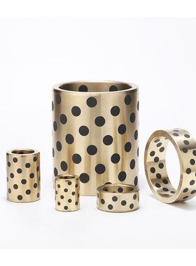 JDB2025 2026铜合金直柱型无油衬套自润M滑轴承/石墨铜套/耐磨导