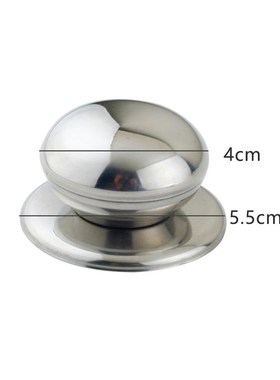 *Replaceable Stainless steel Pan Pot Glass Lid Cover Handle