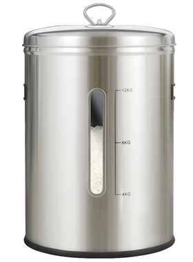 304不锈钢米桶家用防虫防潮2w0-50斤30装食品级米缸密封加厚储米