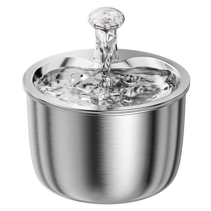 不锈钢猫咪饮水机宠物自动循环活水饮水器猫狗智能感应恒温喝水碗