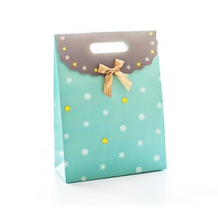 推荐 gift paper portable box tie bag birthday Bow