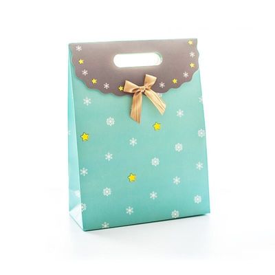 推荐Bow-tie gift bag portable paper box birthday gift bag