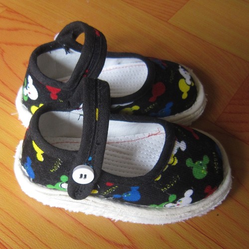 宝宝手工布鞋纯布底加厚小孩布底鞋夏季方口鞋透气没脚汗安全纽扣