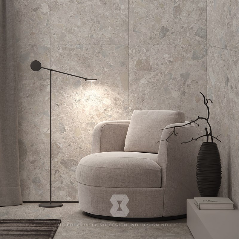 ROBUSTA水磨石大颗粒瓷砖客餐厅哑光防滑磨具面墙地砖连锁店工装