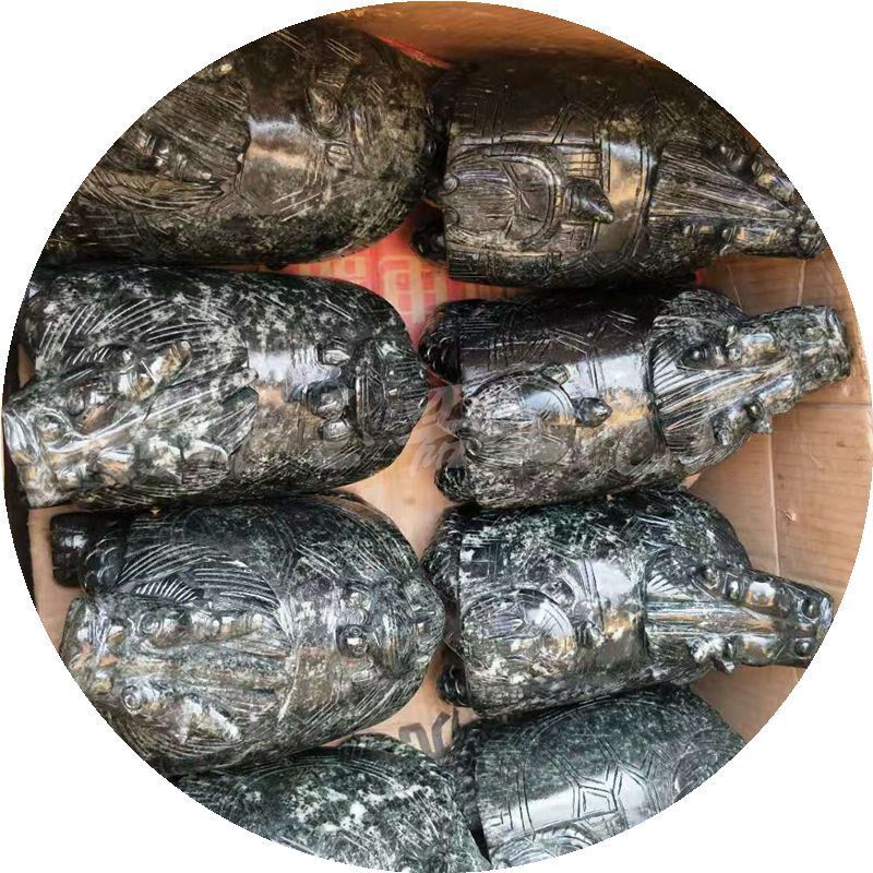 工厂供货独山g玉摆件 南阳独玉龙龟摆件 九龙印章貔貅文昌塔工艺