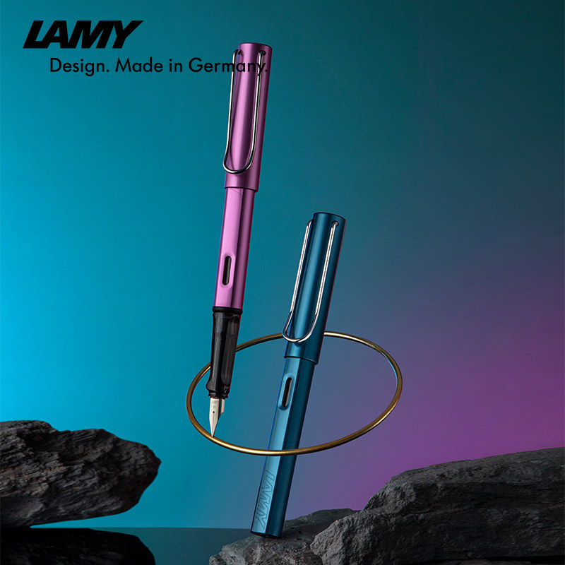lamy/凌美钢笔礼盒 恒星系列燃油灰丁香紫墨水笔练字签字笔 德国